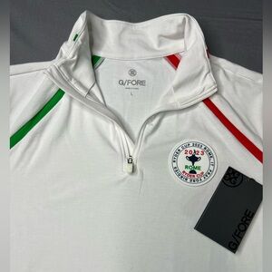 G/FORE Limited Edition Ryder Cup 2023 Rome Quarter-Zip Golf Pullover NWT size L